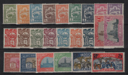 Indochine - N°123 à 146 - Cote 156€ - * Neufs Avec Charniere - Unused Stamps