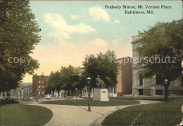 11690198 Baltimore_Maryland Peabody Statue Monument Mount Vernon Place - Sonstige & Ohne Zuordnung
