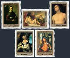 Russia 5098-5102, MNH. Michel 5229-5233. Paintings From The Hermitage, 1982. - Neufs