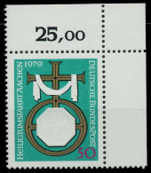 BRD 1979 Nr 1017 Postfrisch ECKE-ORE X8078F2 - Nuevos