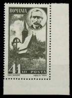 RUMÄNIEN 1945 Nr 843 Postfrisch ECKE-URE X807BA6 - Unused Stamps