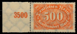 D-REICH INFLA Nr 251 Postfrisch SRA X8096F6 - Unused Stamps