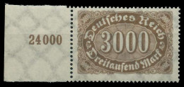 D-REICH INFLA Nr 254b Postfrisch SRA X80974A - Unused Stamps