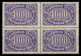 D-REICH INFLA Nr 255 Postfrisch VIERERBLOCK S5F92C2 - Unused Stamps