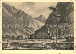 11689288 Livinental Valle Leventina Pole Kupferstich  Lugano - Andere & Zonder Classificatie