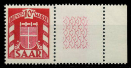 SAAR DIENSTMARKEN Nr 33Lr Postfrisch SRA X809A4E - Unused Stamps