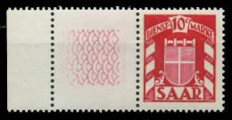SAAR DIENSTMARKEN Nr 33Ll Postfrisch SRA X809A7E - Unused Stamps