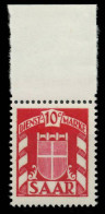 SAAR DIENSTMARKEN Nr 33 Postfrisch ORA X809A76 - Unused Stamps