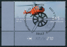 BRD 2008 Nr 2673 ESST Zentrisch Gestempelt ECKE-ULI X8464C2 - Used Stamps