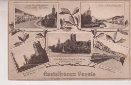 CASTELFRANCO VENETO  TREVISO SALUTI VEDUTE  VG  1918 - Treviso