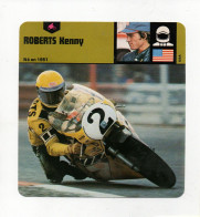 FICHE PILOTE MOTO - ROBERTS KENNY - Motorfietsen