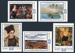 Russia 5184-5188 Blocks/4, MNH. Mi 5314-5318. Paintings By White Russians, 1983. - Ungebraucht