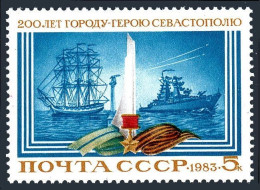 Russia 5147 Two Stamps, MNH. Michel 5277. City Of Sevastopol, 200th Ann. 1983. - Nuevos