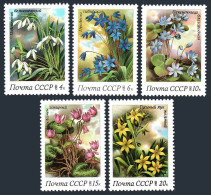 Russia 5148-5152, MNH. Michel 5278-5282. Spring Flowers, 1983. - Ungebraucht