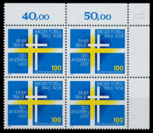 BRD 1993 Nr 1693 Postfrisch VIERERBLOCK ECKE-ORE X86376E - Unused Stamps