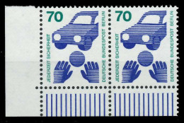 BERLIN DS UNFALLV Nr 453 Postfrisch WAAGR PAAR ECKE-ULI X8ED38E - Unused Stamps