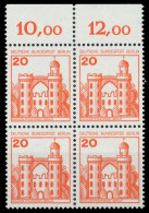 BERLIN DS BURGEN U. SCHLÖSSER Nr 533 Postfrisch VIERERB X8F961E - Unused Stamps
