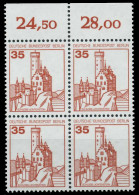 BERLIN DS BURGEN U. SCHLÖSSER Nr 673 Postfrisch VIERERB X8F96F2 - Unused Stamps