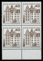 BERLIN DS BURGEN U. SCHLÖSSER Nr 614 Postfrisch VIERERB X906BDE - Nuevos