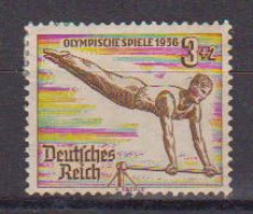 GERMANIA REICH TERZO REICH 1936 OLIMPIADI DI BERLINO UNIF.565  MNH XF - Nuovi