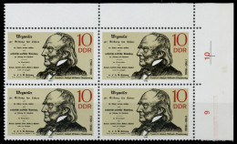 DDR 1990 Nr 3320 Postfrisch VIERERBLOCK ECKE-ORE X04B4B2 - Unused Stamps