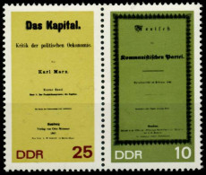 DDR ZUSAMMENDRUCK Nr WZd194 Postfrisch WAAGR PAAR SBC4A3E - Zusammendrucke
