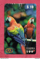 Costa Rica, ICE- Viajera International  199- Prepaid Phone Card Used By 10 Dollars- 2a Emision, Abril.2000- Lapa - Costa Rica