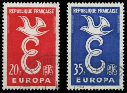 FRANKREICH 1958 Nr 1210-1211 Gestempelt X3EEB02 - Oblitérés