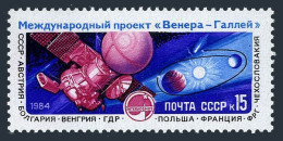 Russia 5324 Two Stamps, MNH. Michel 5466. Venus-Halley's Comet Project, 1984. - Neufs