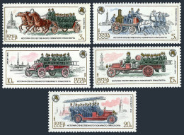 Russia 5319-5323, MNH. Michel 5461-5465. Russian Fire Vehicles, 1984. - Neufs