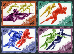 Russia 5222-5225 Blocks/4, MNH. Olympics Sarajevo-1984. Biathlon, Hockey, Speed, - Neufs