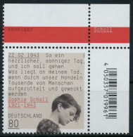 BRD BUND 2021 Nr 3606 Postfrisch ECKE-ORE X52BC52 - Unused Stamps