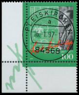 BRD BUND 1997 Nr 1896 Zentrisch Gestempelt ECKE-ULI X565D7A - Used Stamps