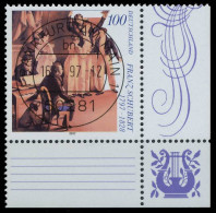 BRD BUND 1997 Nr 1895 Zentrisch Gestempelt ECKE-URE X565E62 - Used Stamps