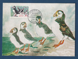 France - FDC - Premier Jour - Carte Maximum - Macareux - Les Sept Iles - Protection De La Nature - 1960 - 1960-1969