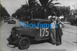 228259 ARGENTINA MARCOS JUAREZ AUTOMOBILE CAR RACE AUTO DE CARRERA PERON - EVITA 18 X 12 CM PHOTO NO POSTAL POSTCARD - Other & Unclassified