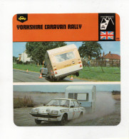 FICHE AUTOMOBILE - YORKSHIRE CARAVAN RALLY - Voitures