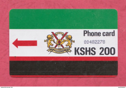 Enya- Used Phone Card By KSHS 200- Kenya P & T Corp. - Kenia