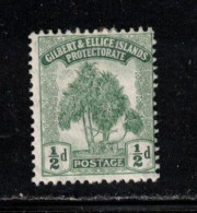 GILBERT & ELLICE ISLANDS  Scott # 8 MH - Tree - Îles Gilbert Et Ellice (...-1979)