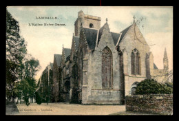 22 - LAMBALLE - EGLISE NOTRE-DAME - CARTE COLORISEE - Lamballe