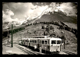 74 - ST-GERVAIS-LES-BAINS - LE TRAMWAY DU MONT-BLANC ET L'AIGUILLE DU GOUTER - Saint-Gervais-les-Bains