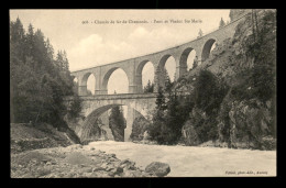 74 - CHAMONIX - CHEMIN DE FER - PONT ET VIADUC STE-MARIE - Chamonix-Mont-Blanc