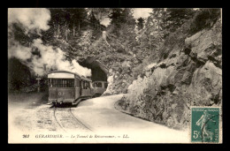 88 - GERARDMER - TRAIN DANS LE TUNNEL DE RETOURNEMER - Gerardmer