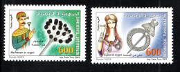 2003- Tunisia- Tunisie- Produits En Argent : Le Mechmoum De Fell, Le Khlel- Complete Set 2 V.MNH** - Tunesien (1956-...)