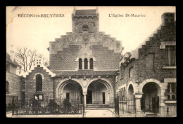 92 - BECON-LES-BRUYERES - EGLISE ST-MAURICE - Sonstige & Ohne Zuordnung