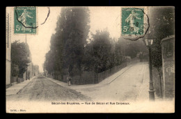 92 - BECON-LES-BRUYERES - RUE DE BECON ET RUE CARPEAUX - Autres & Non Classés