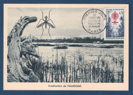 France - FDC - Premier Jour - Carte Maximum - Eradication Du Paludisme - 1962 - 1960-1969