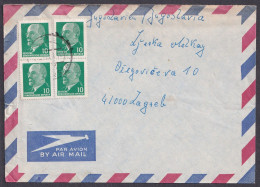 East Germany DDR 1972, Airmil Letter From Wismar To Yugoslavia - Autres & Non Classés