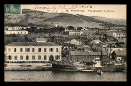 ALGERIE - CHERCHELL - VUE GENERALE ET LA DOUANE - CARGO "SEINE" - Sonstige & Ohne Zuordnung