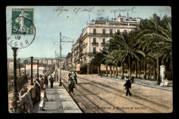 ALGERIE - ALGER - SQUARE BRESSON ET BOULEVARD CARNOT - CARTE COLORISEE - AQUA PHOTO - Alger